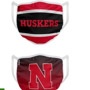 Foco Nebraska cornhuskers masks unisex